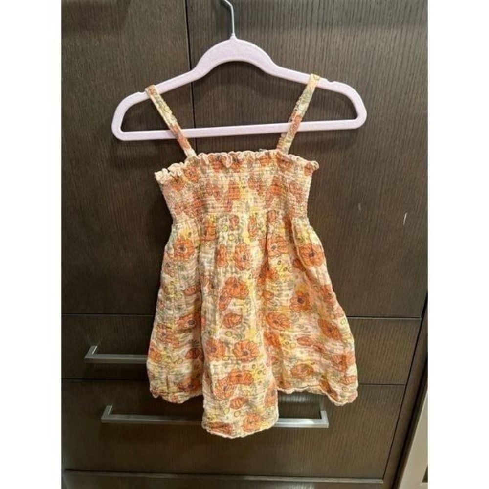 Angel Dear Desert Poppies Smocked‎ girl size 5